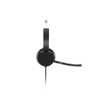 LENOVO 100 CUFFIE CON MICROFONO USB-A ON-EAR NERO